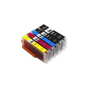 Compatible PGI/CLi 580/581 XXL High Capacity Cartridges Combo Pack - 6 Cartridges
