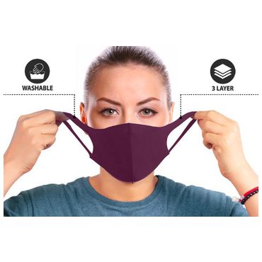 Compatible Reusable Face Mask - Purple