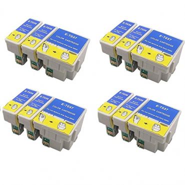 Compatible T036 & T037 High Capacity Printer Cartridges Combo Pack - 10 Cartridges
